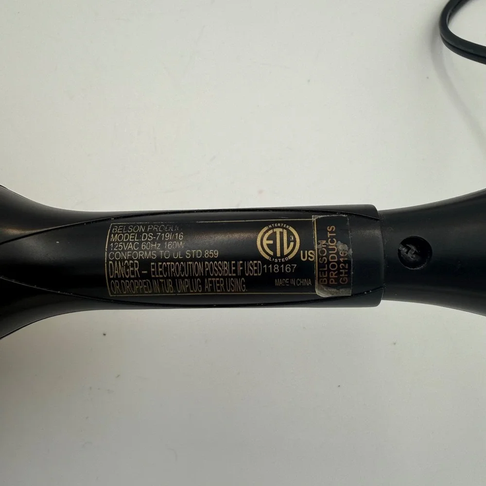 Gold N Hot Ceramic Professional 2 Inch Curling Iron Gold Black DS-719I/16